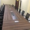 BOARDROOM TABLE AND CHAIRS
