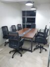 Boardroom table and chairs